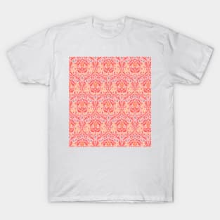 William Morris Golden Bough Red on Cream T-Shirt